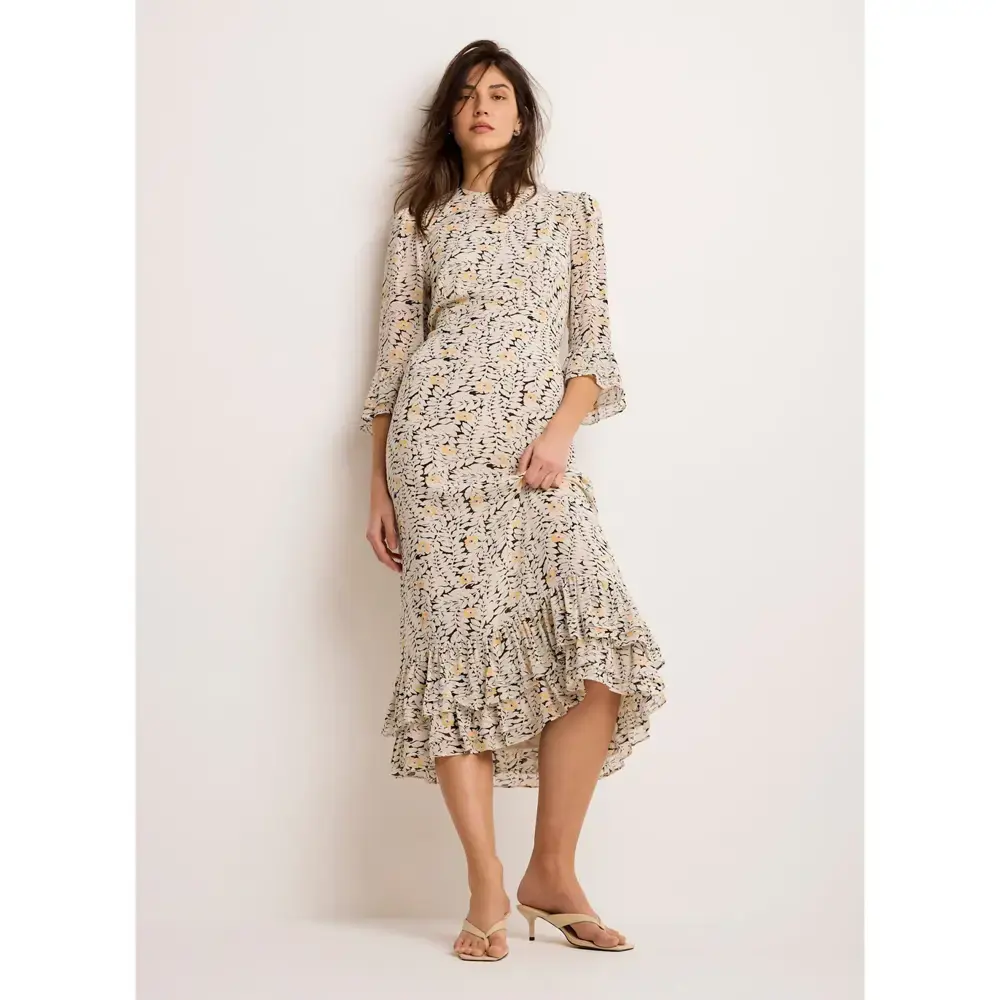 Mint Velvet Floral Print Midi Dress